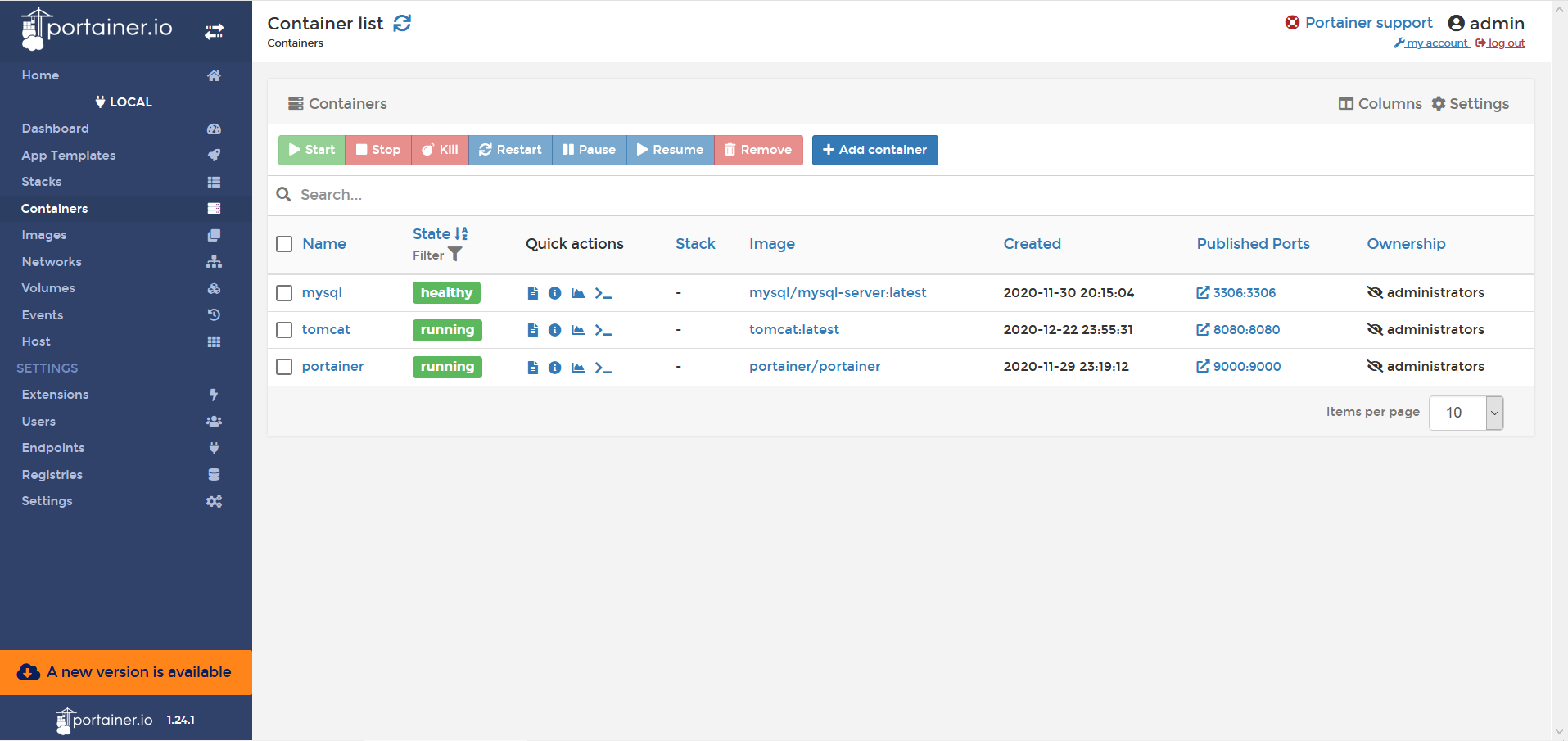 Portainer：可视化 Docker 容器管理工具安装与使用指南